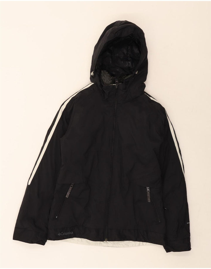 Damska kurtka wiatrówka z kapturem Columbia UK 10 Small Black Nylon