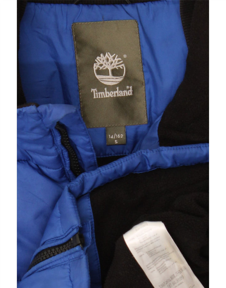 Chłopięca wyściełana kamizelka Timberland 13-14 lat, mała niebieska, poliester