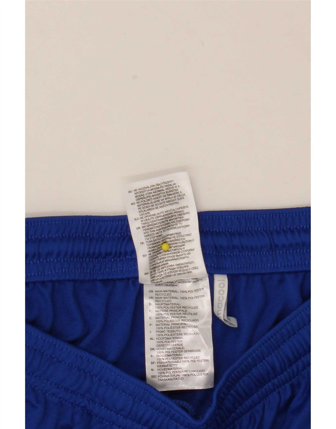 Męskie spodenki sportowe Adidas Climacool, małe, niebieskie, poliestrowe