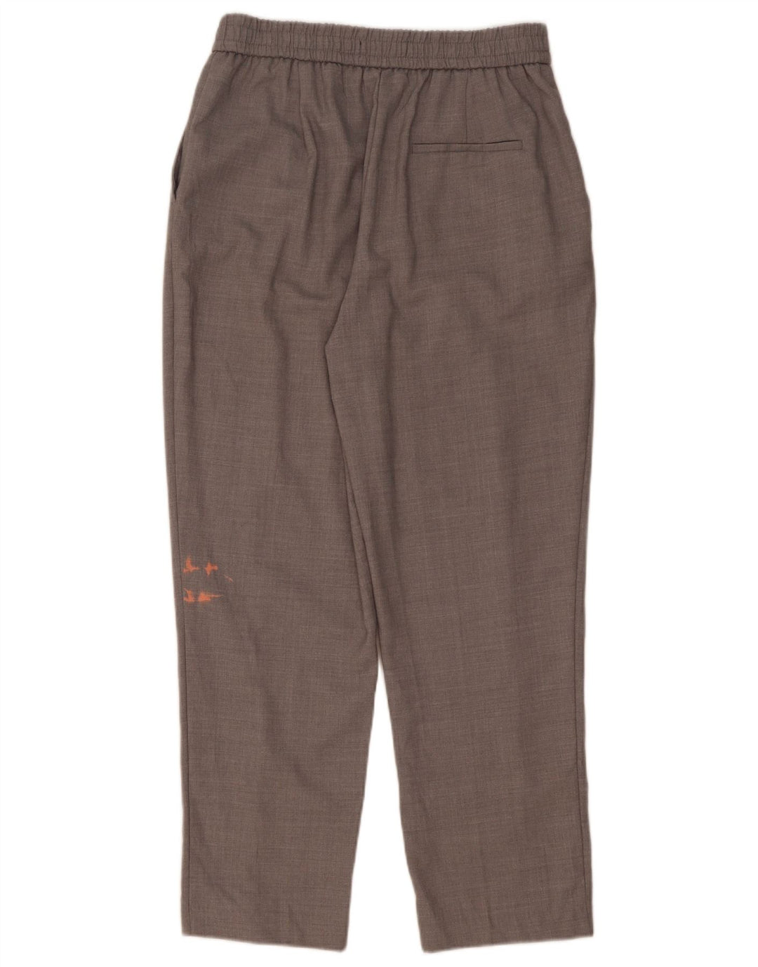 Damskie zwężane spodnie chino Zara, średnie W28 L26, szary poliester