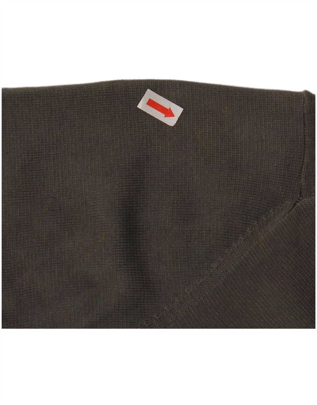 Męski sweter polo Massimo Dutti z krótkim rękawem, średnioszary, bawełniany