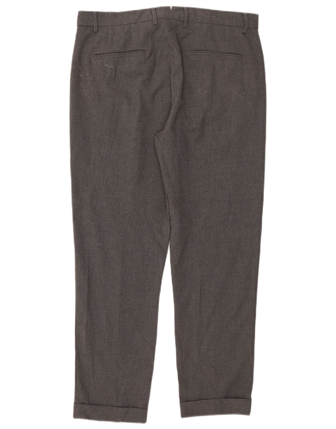 Męskie proste spodnie chino Zara EU 44 Large W34 L29 Szary poliester