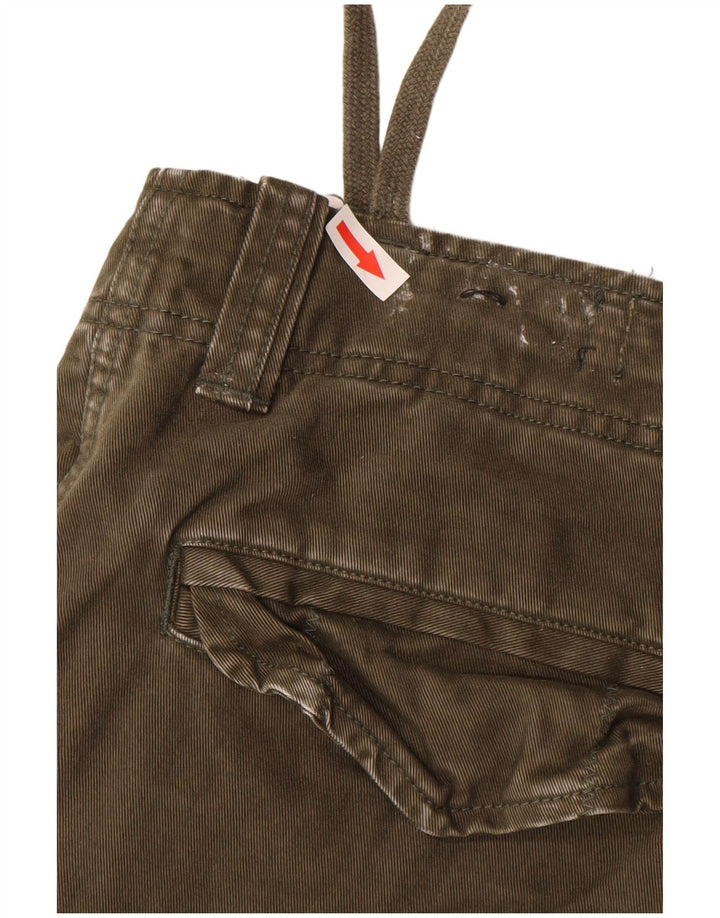 Męskie spodenki cargo Superdry W34, duża, bawełniana armia khaki