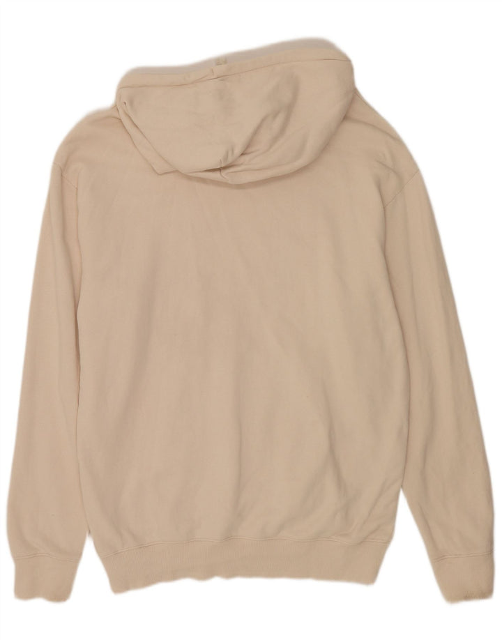 Męski sweter z kapturem Reebok, duży, złamanej bieli, bawełniany