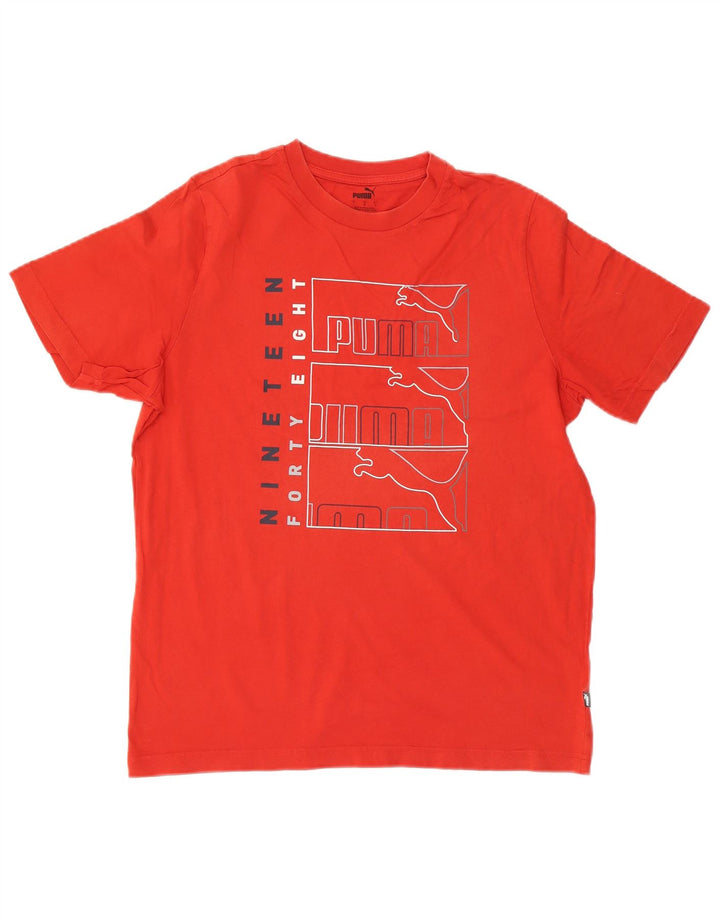 Męski T-shirt Puma z grafiką, duży, czerwony