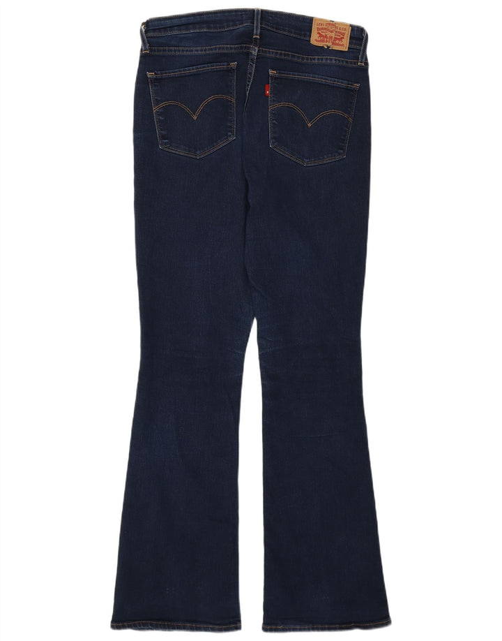 Damskie dżinsy Levi's 720 z wysokim stanem Bootcut W30 L30 Granatowa bawełna