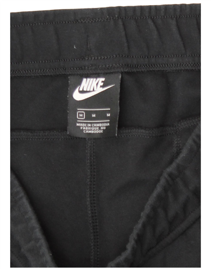 Męskie spodenki sportowe Nike, średniej wielkości, czarne, bawełniane