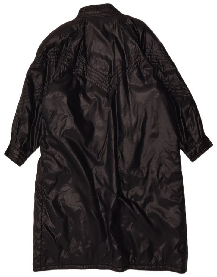 Vintage damski płaszcz oversize IT 50 XL granatowy