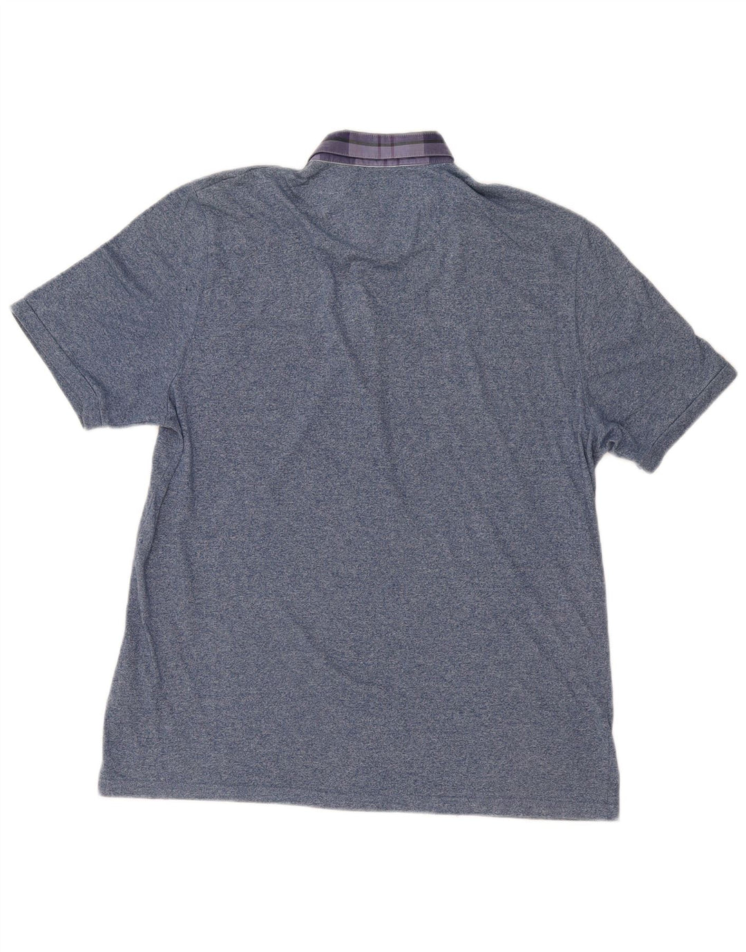 Męska koszulka polo Ted Baker, rozmiar 6, 2XL, niebieska, bawełniana w plamki