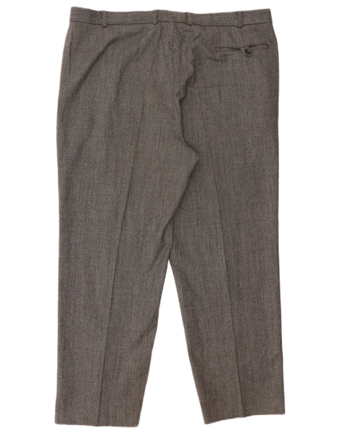 Marks & Spencer Męskie spodnie garniturowe St. Michael W40 L29 Szara wełna
