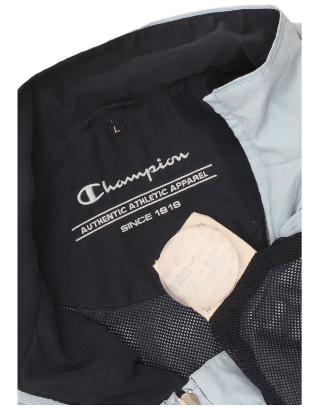 Damska kurtka dresowa Champion UK 16, duża niebieska, poliester