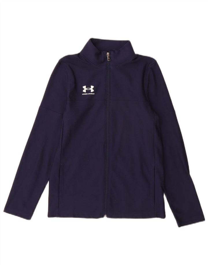 Kurtka dresowa chłopięca Under Armour 9-10 lat, kolor granatowy