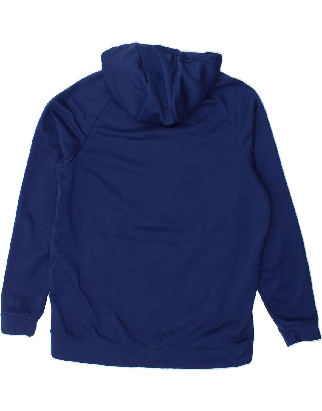 NIKE Mens Dri Fit Graphic Hoodie Jumper Large Navy Blue Polyester Vintage Nike and Second-Hand Nike from Messina Hembry 