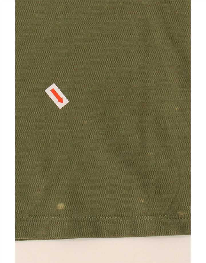 Męska koszulka polo Liu Jo, duża, bawełniana w kolorze khaki