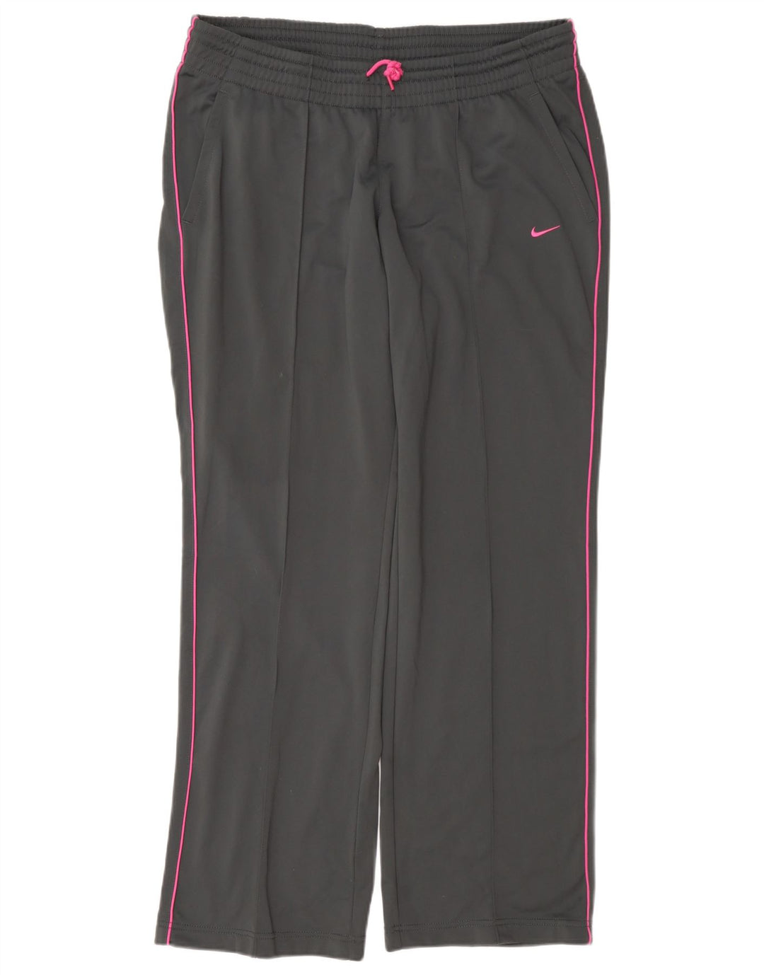 Damskie spodnie dresowe Nike UK 16/18, duże, szare, poliestrowe