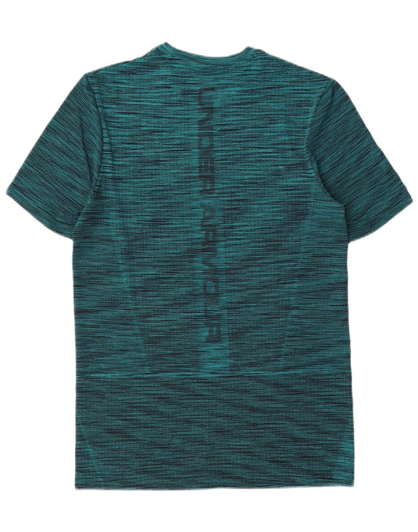 Męski t-shirt Under Armour w małe zielone prążki