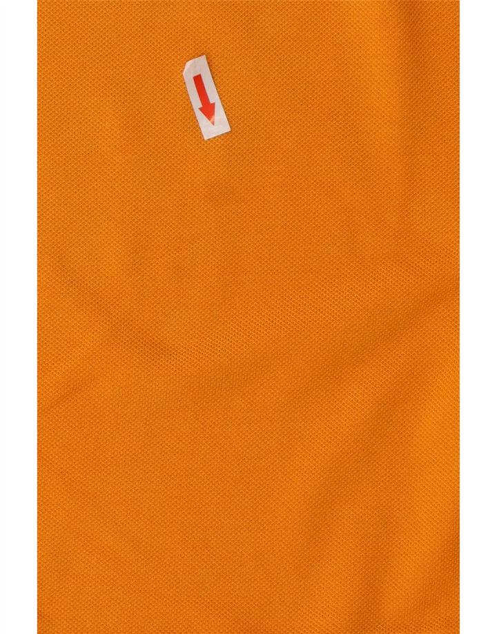 Męska koszulka polo Lacoste, rozmiar 6, XL, pomarańczowa, bawełniana