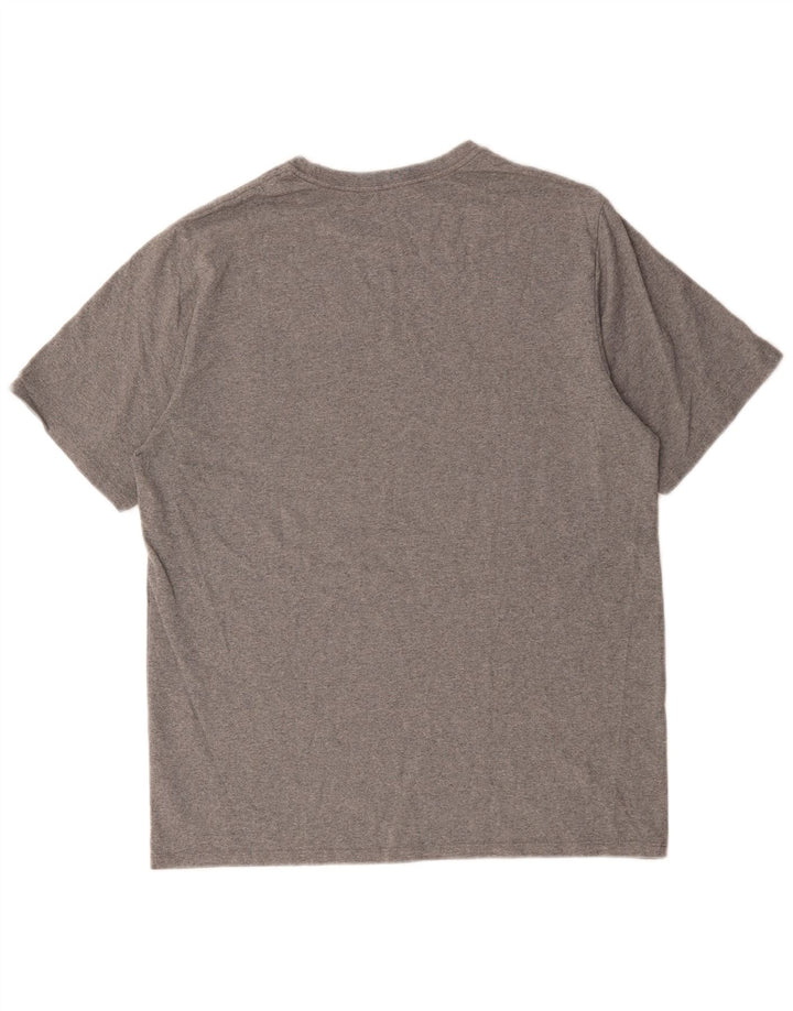 T-shirt męski Patagonia o regularnym kroju, średnioszary, bawełniany