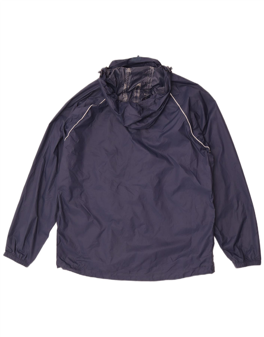 Męska kurtka przeciwdeszczowa z kapturem Mountain Warehouse UK 38, średni granatowy nylon