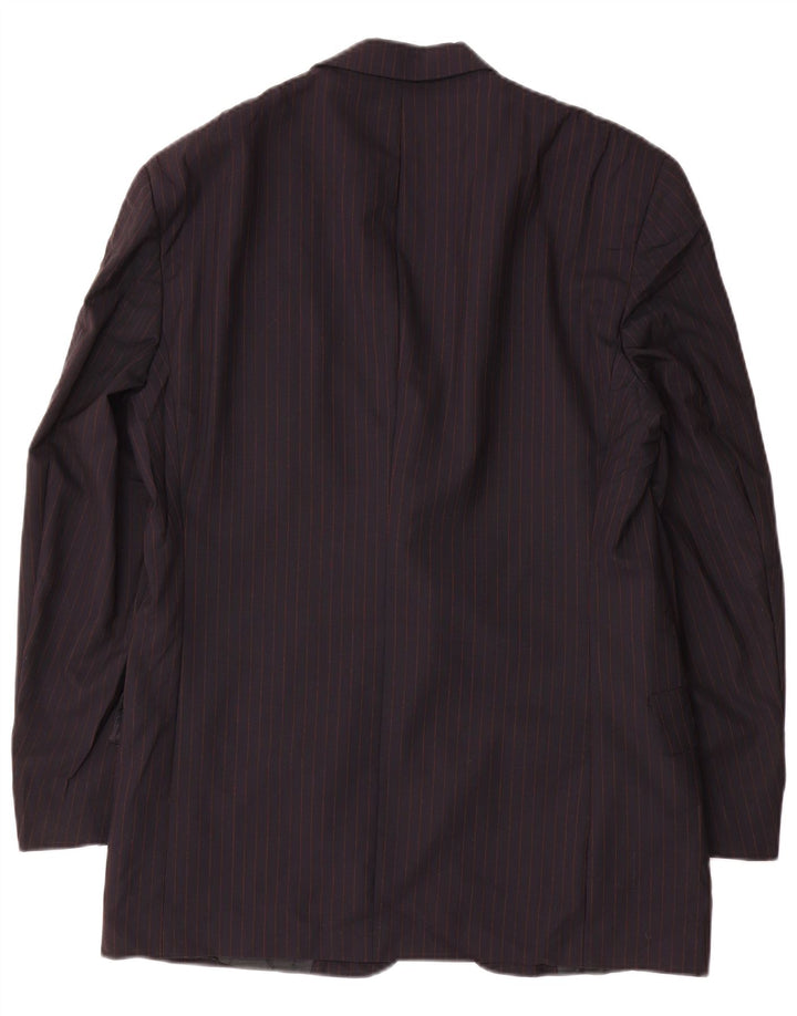 Męska marynarka TOMMY HILFIGER UK 39 Średni granatowy w prążki