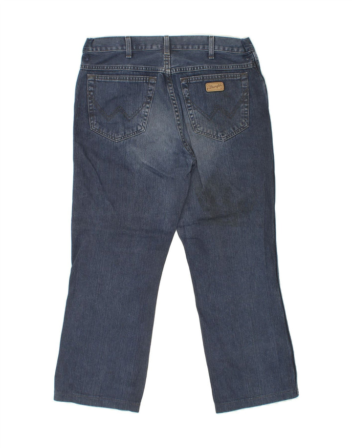WRANGLER Mens Cropped Jeans W33 L27 Blue Cotton Vintage Wrangler and Second-Hand Wrangler from Messina Hembry 