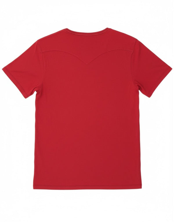 Levi's Mens Standard Fit Graphic T-Shirt Top Medium Red Cotton