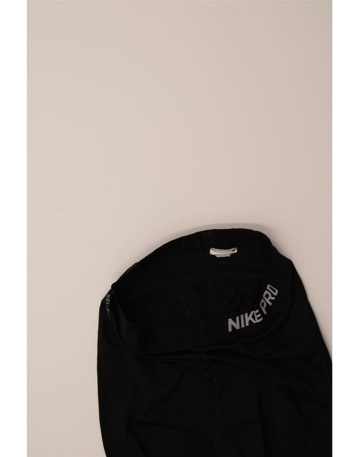 NIKE Womens Graphic Leggings UK 14 Medium  Black Vintage Nike and Second-Hand Nike from Messina Hembry 