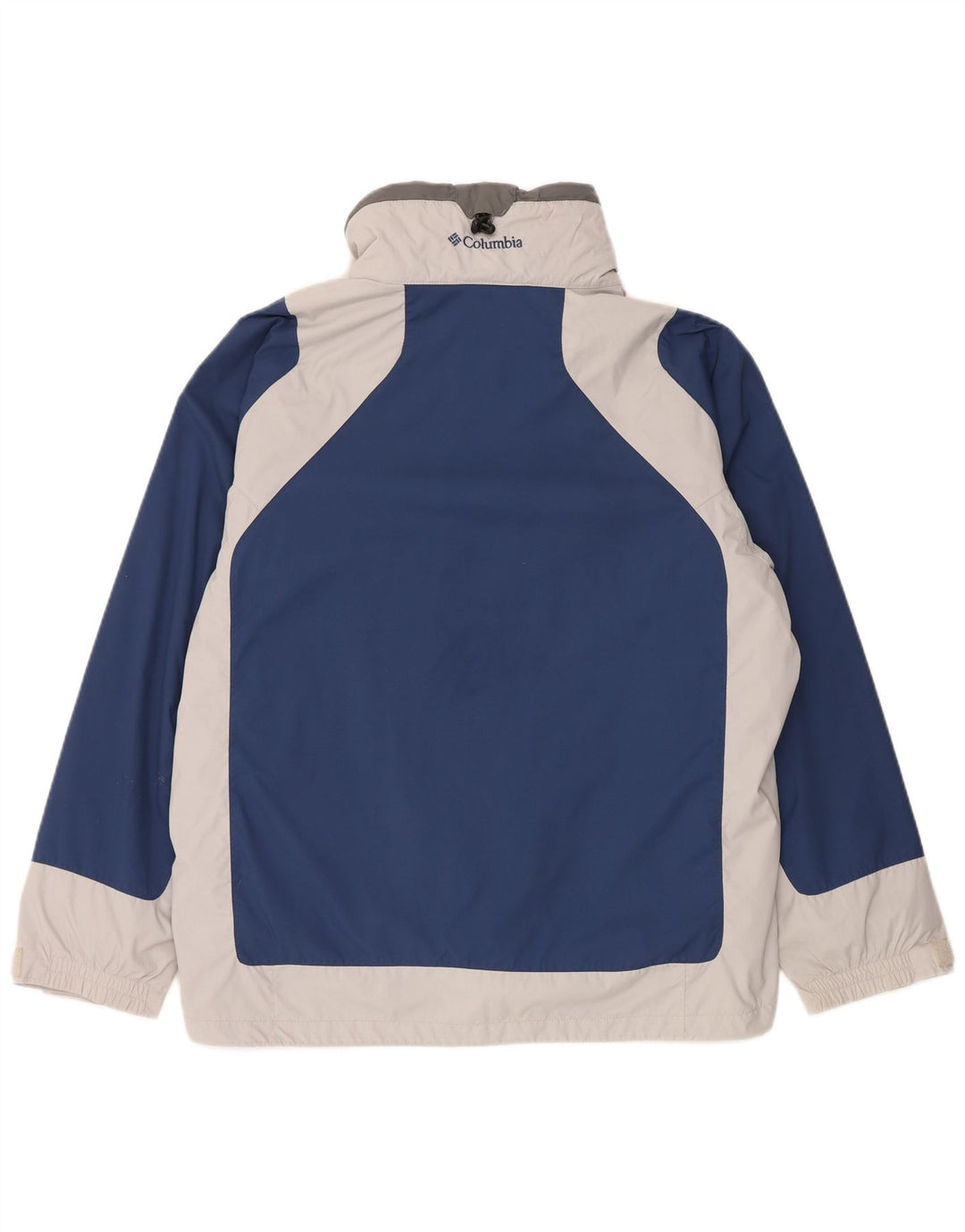 Męska kurtka wiatrówka Columbia Interchange UK 38 w kolorze średnioniebieskim