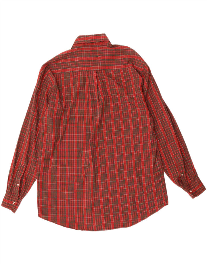 EDDIE BAUER Mens Shirt XL Red Check Cotton Vintage Eddie Bauer and Second-Hand Eddie Bauer from Messina Hembry 