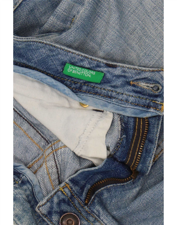 Damskie dżinsy Bootcut Benetton W32 L32 Niebieskie