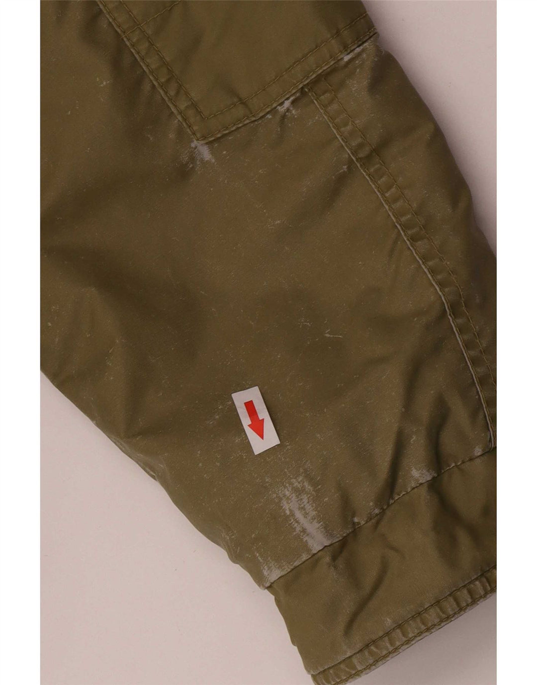 Chłopięca kurtka bomber z kapturem i grafiką Diesel, 13-14 lat, XL Khaki, poliamid