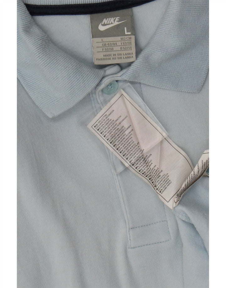 Męska koszulka polo Nike, duża, niebieska, bawełniana