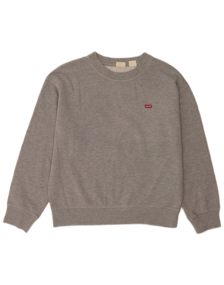 Męska bluza Levi's Sweter średnioszary, bawełniany