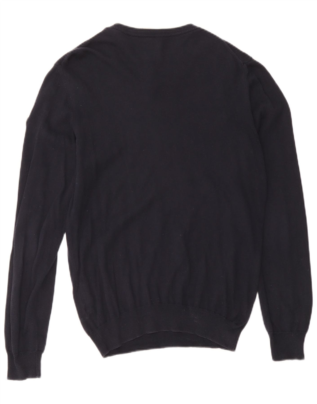 Męski sweter z dekoltem w łódkę Colmar, średni granatowy