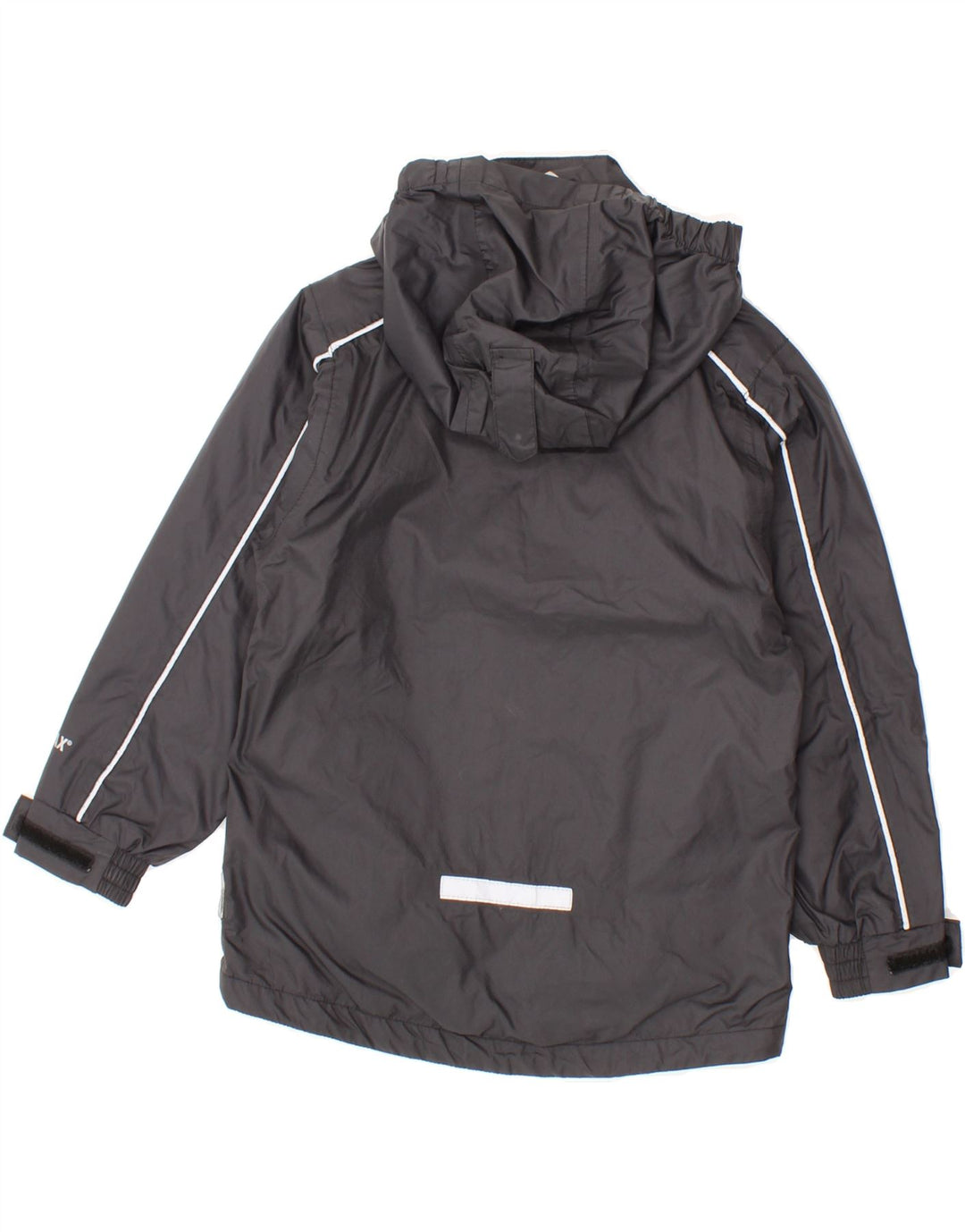 MCKINLEY Boys Hooded Rain Jacket 5-6 Years Black Colourblock Polyamide Vintage McKinley and Second-Hand McKinley from Messina Hembry 