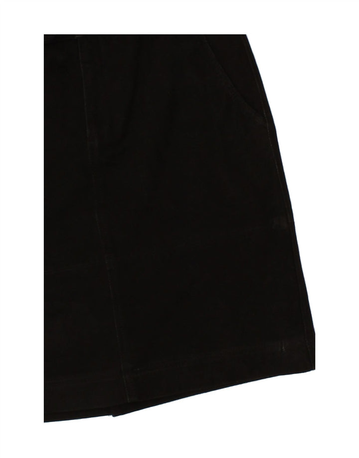 VINTAGE Womens Straight Skirt UK 12 Medium W30 Black Polyester Vintage Vintage and Second-Hand Vintage from Messina Hembry 