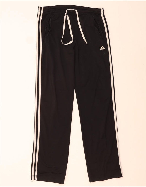 Męskie spodnie dresowe ADIDAS UK 36/38, małe, czarne, poliestrowe