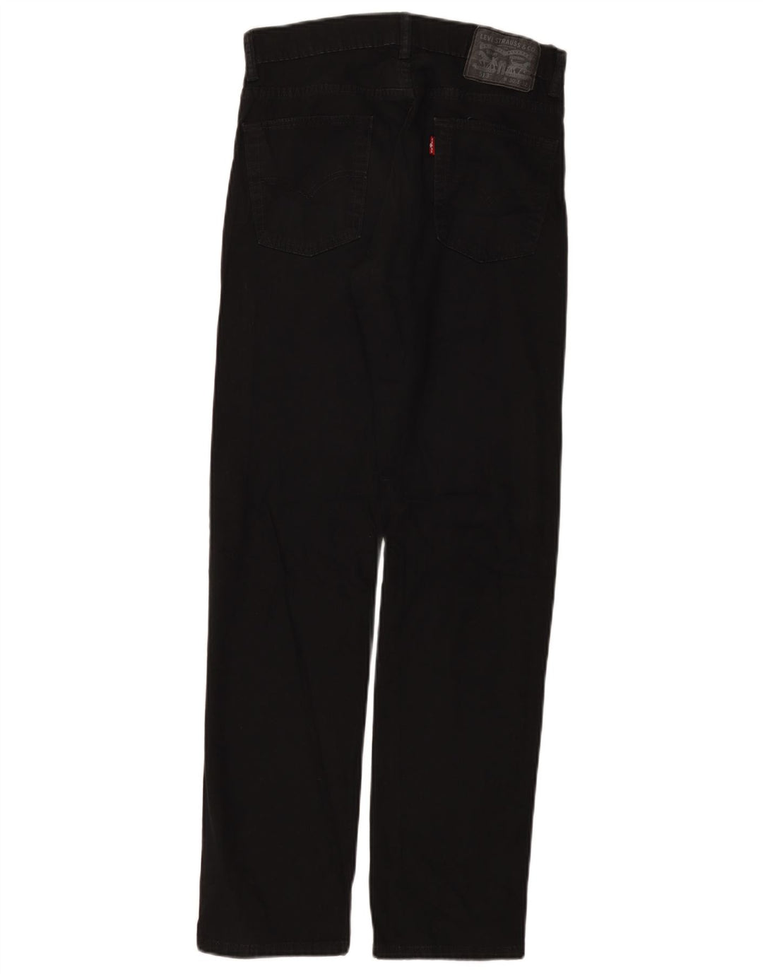 Damskie jeansy Levi's 513 Slim Straight W30 L32 Czarna bawełna