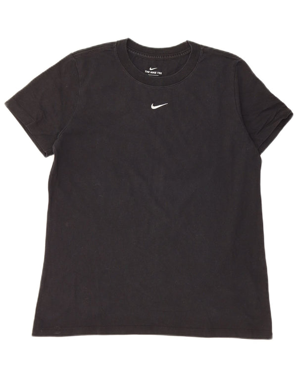 T-shirt damski NIKE Top UK 14, średni czarny, bawełniany