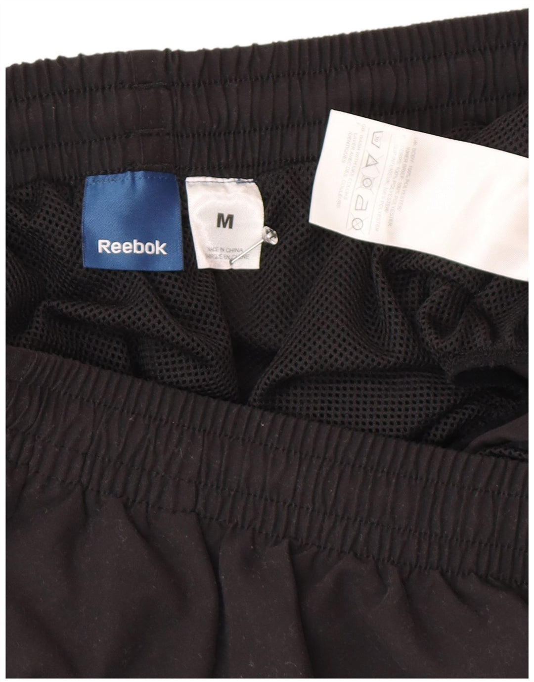 Męskie spodenki kąpielowe Reebok, średni czarny poliester