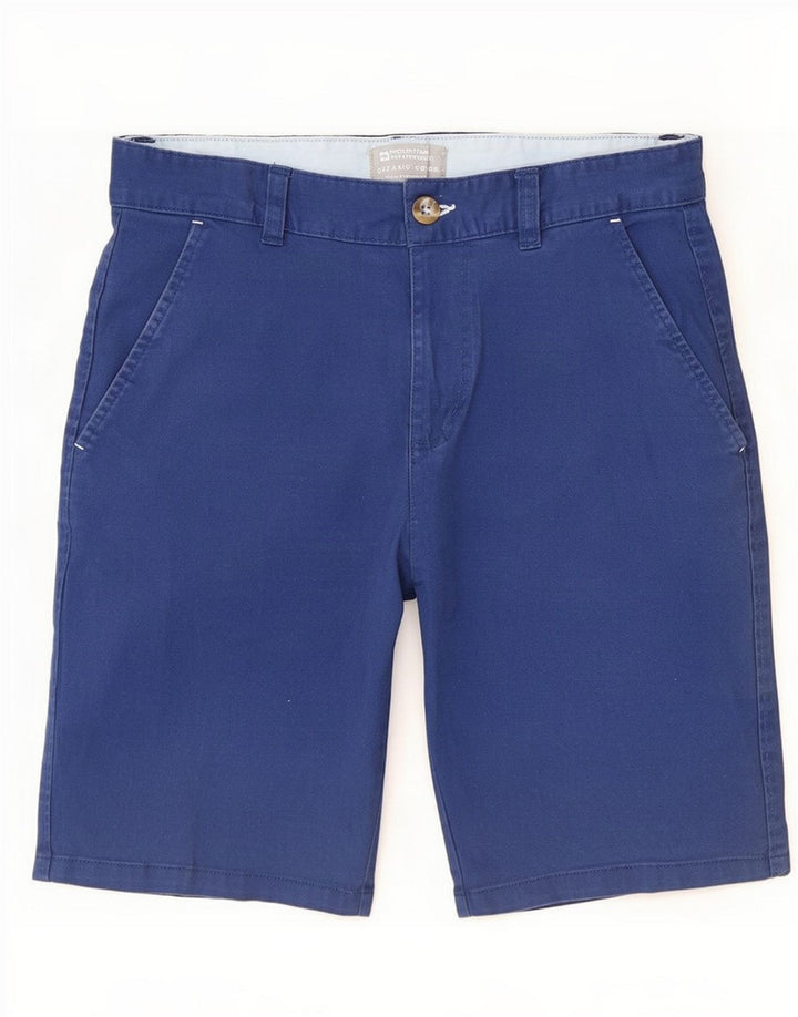 Mountain Warehouse Męskie spodenki chino średnie W32 niebieska bawełna