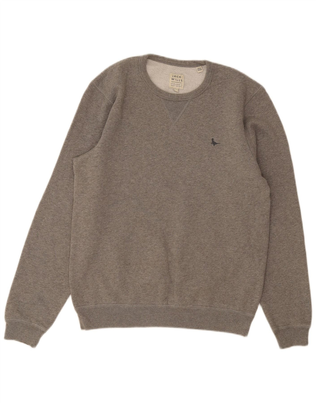 Męska bluza dresowa Jack Wills, średnioszara, bawełniana