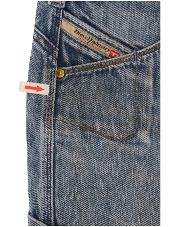 Damskie luźne jeansy Diesel Cargo W30 L30 Niebieskie bawełniane