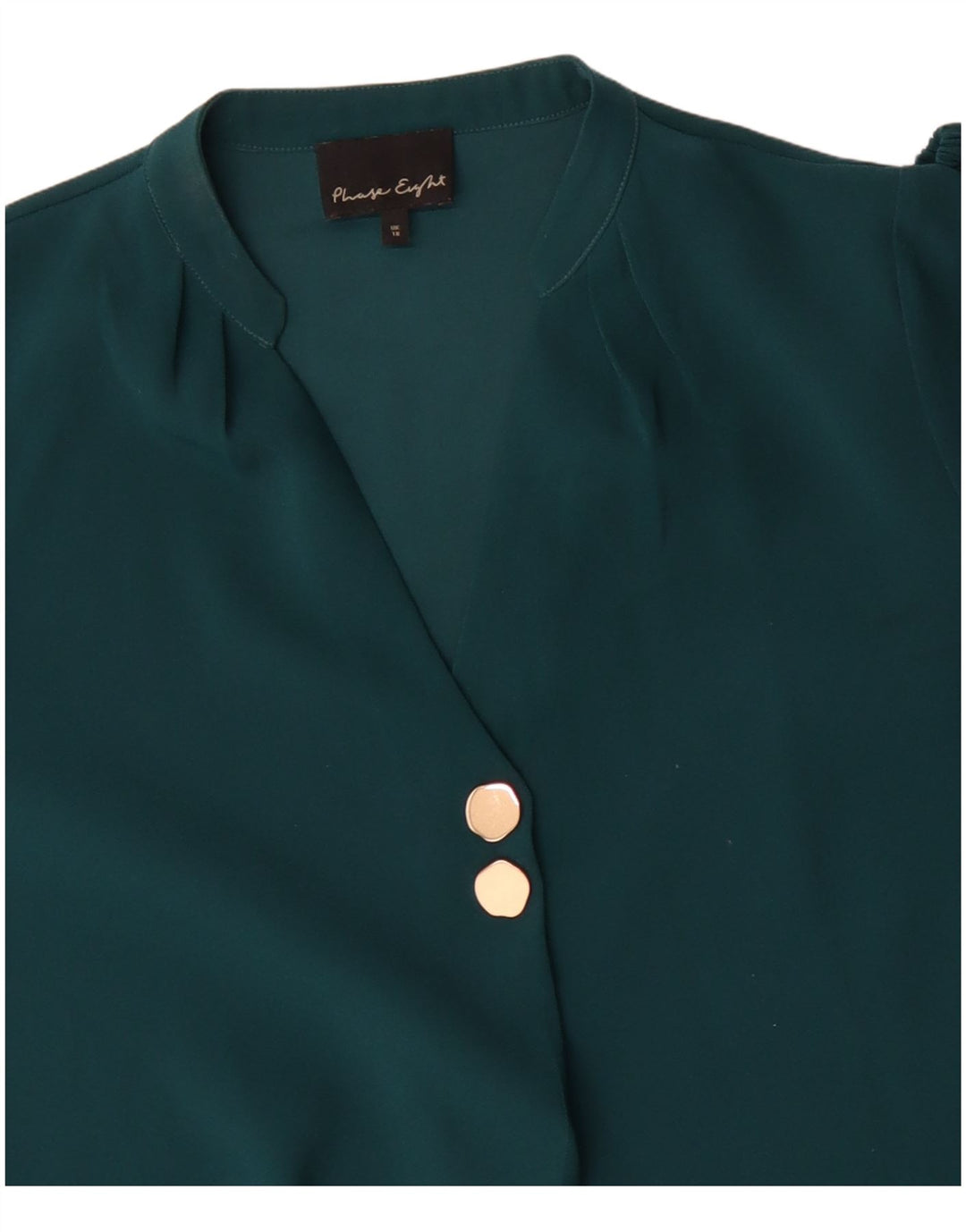 Damska bluzka oversize z rękawem 3/4 PHASE EIGHT, UK 18 XL, zielona