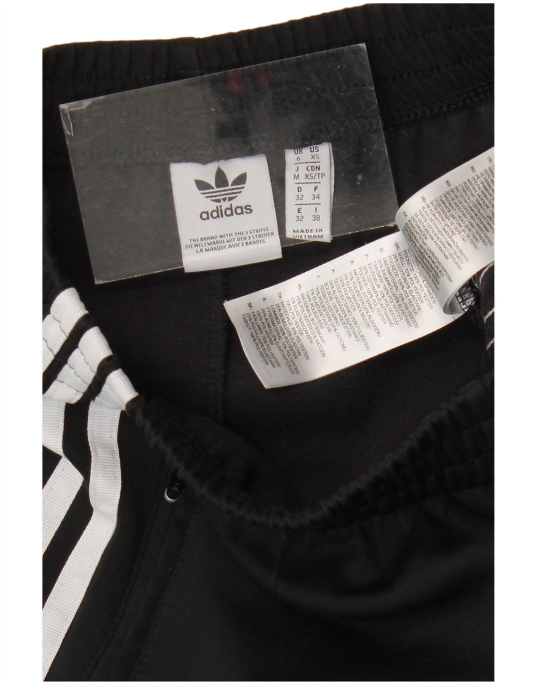 Damskie spodnie dresowe Adidas UK 6 XS Czarny poliester