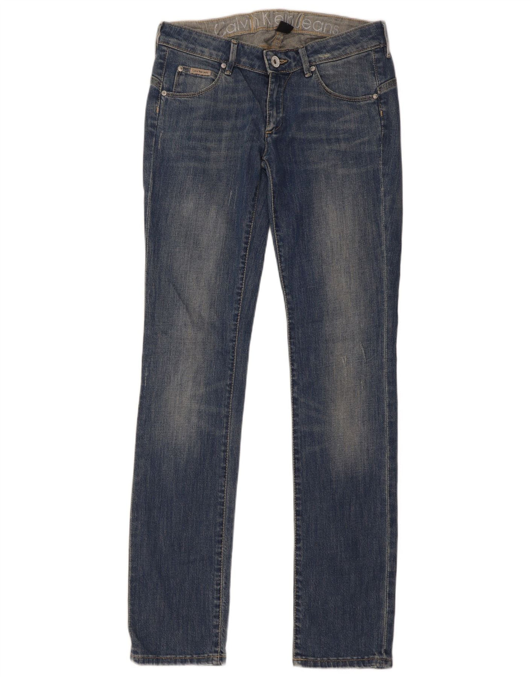 Damskie dżinsy Calvin Klein W29 L34 Niebieskie bawełniane