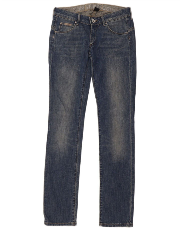 Damskie dżinsy Calvin Klein W29 L34 Niebieskie bawełniane
