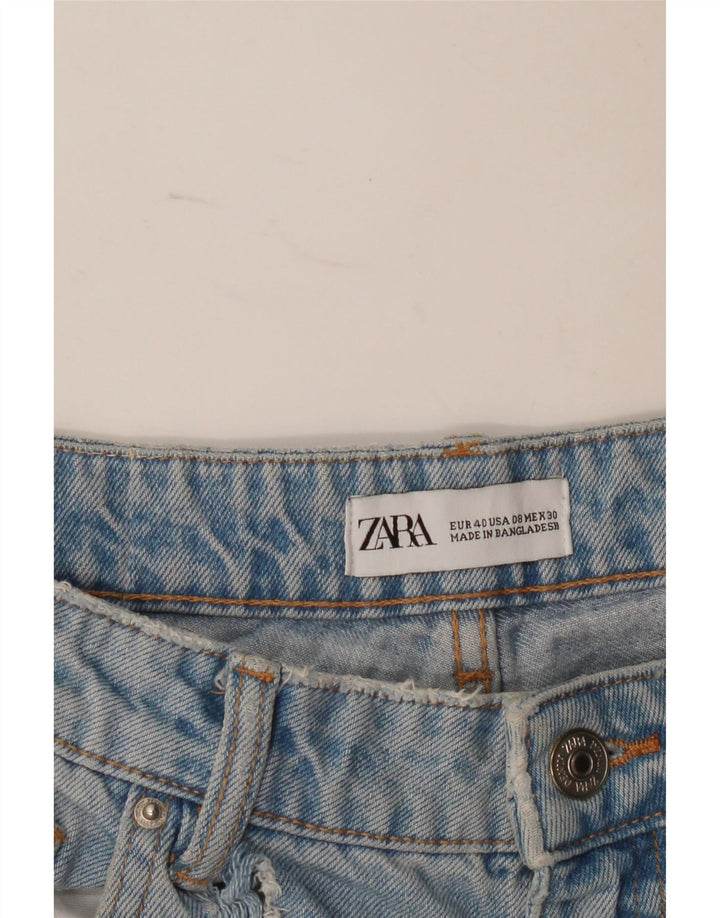 Damskie jeansy Zara z wysokim stanem, EU 40 Medium W30 L27, niebieskie