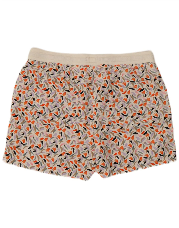 Marks & Spencer Szorty damskie UK 16, duże, wielobarwne, lniane w kwiaty