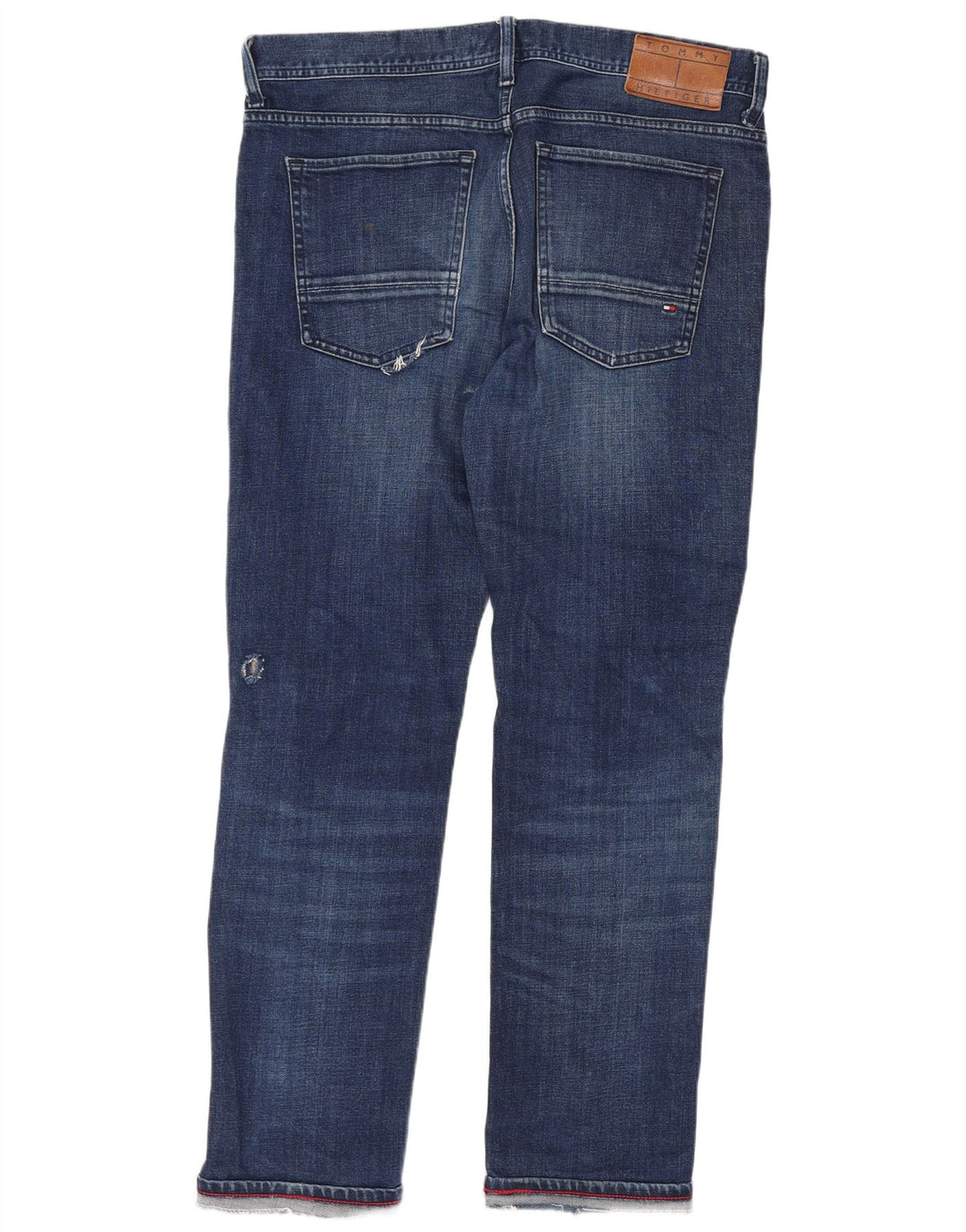 Damskie jeansy Tommy Hilfiger Bleecker Slim W13 L28 Niebieskie bawełniane
